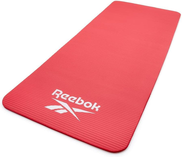 Reebok Trainingsmatte - Rutschfeste Gymnastikmatte aus natürlichem Gummi in 7mm, 10mm, 15mm und vers