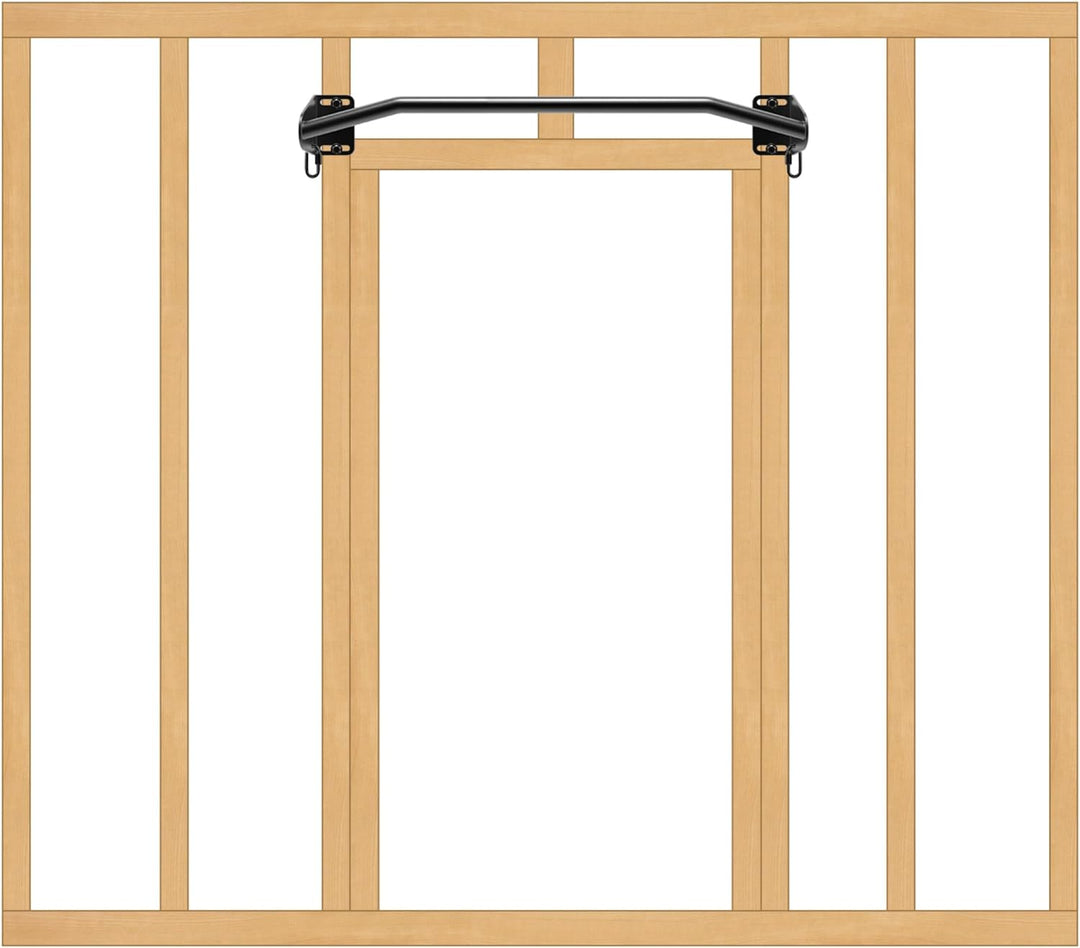 Kipika Klimmzugstange zur Wandmontage, Pull Up Bar fürs Homegym, türrahmenl belastbar bis zu 200 Kg