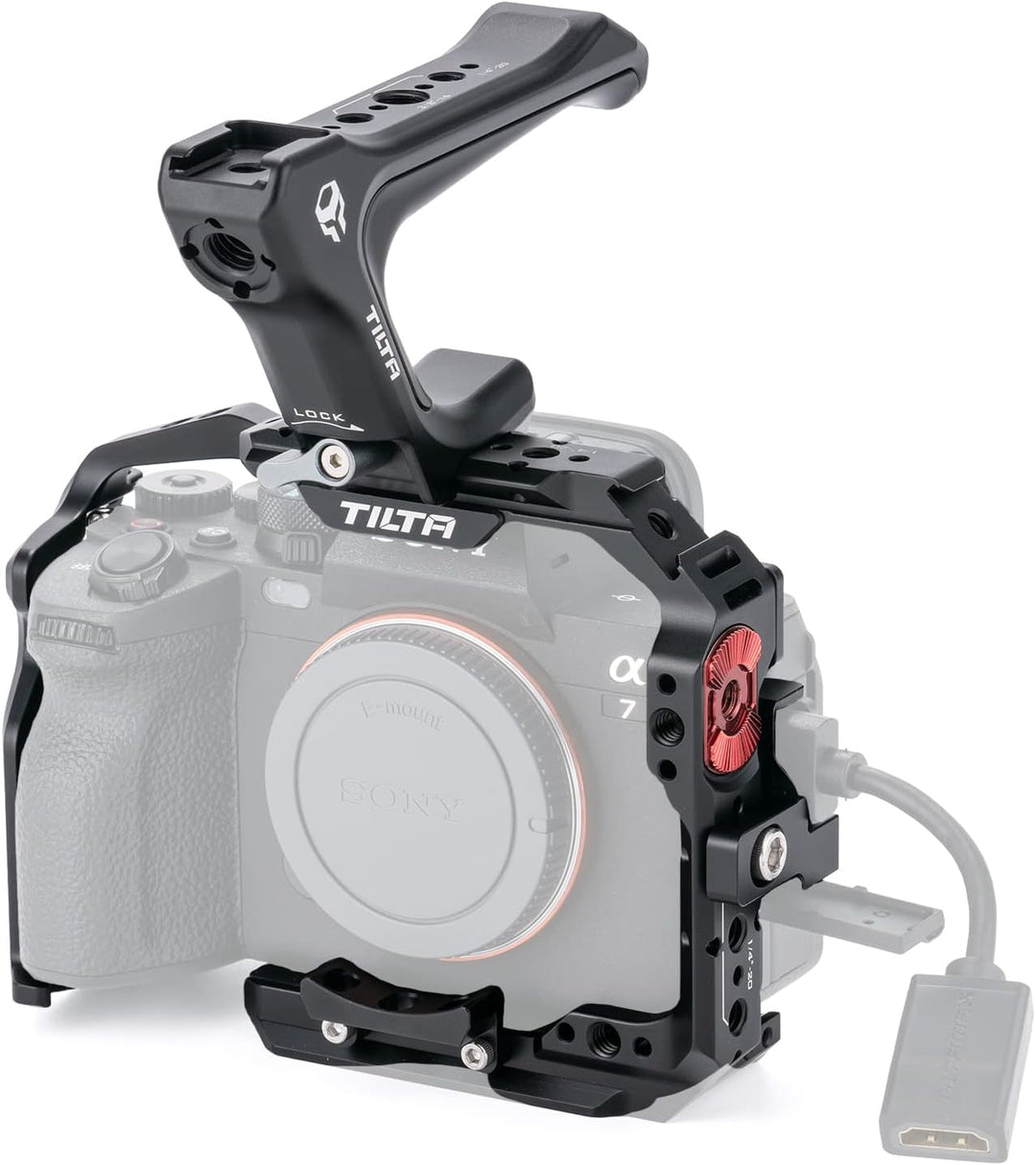 Tilta Full Camera Cage Kompatibel mit Sony a7 IV Video Movie Filmmaking Rig,mit Manfrotto Schnellwec