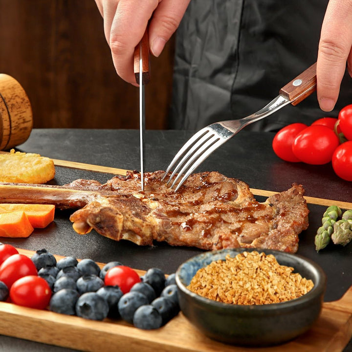 Schieferplatte Servierplatte Für Steak, Zum Grill Geschirr, Schieferplatte Servierplatte aus Akazien