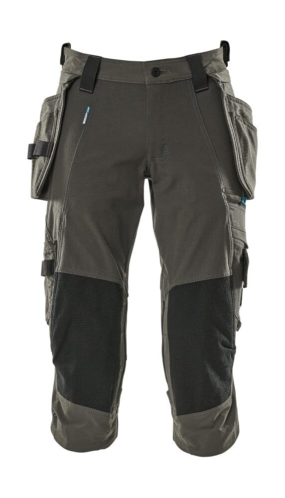 Mascot Dreiviertel-Hose, Hängetaschen, Stretchs Dreiviertel-Hose Grösse C56, dunkelanthrazit 17049-3