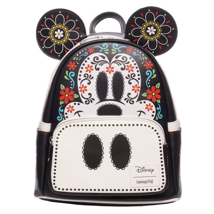 Loungefly Mickey Mouse Dia de los Muertos Sugar Skull Mickey Mini-Rucksack – Entertainment Earth Exc