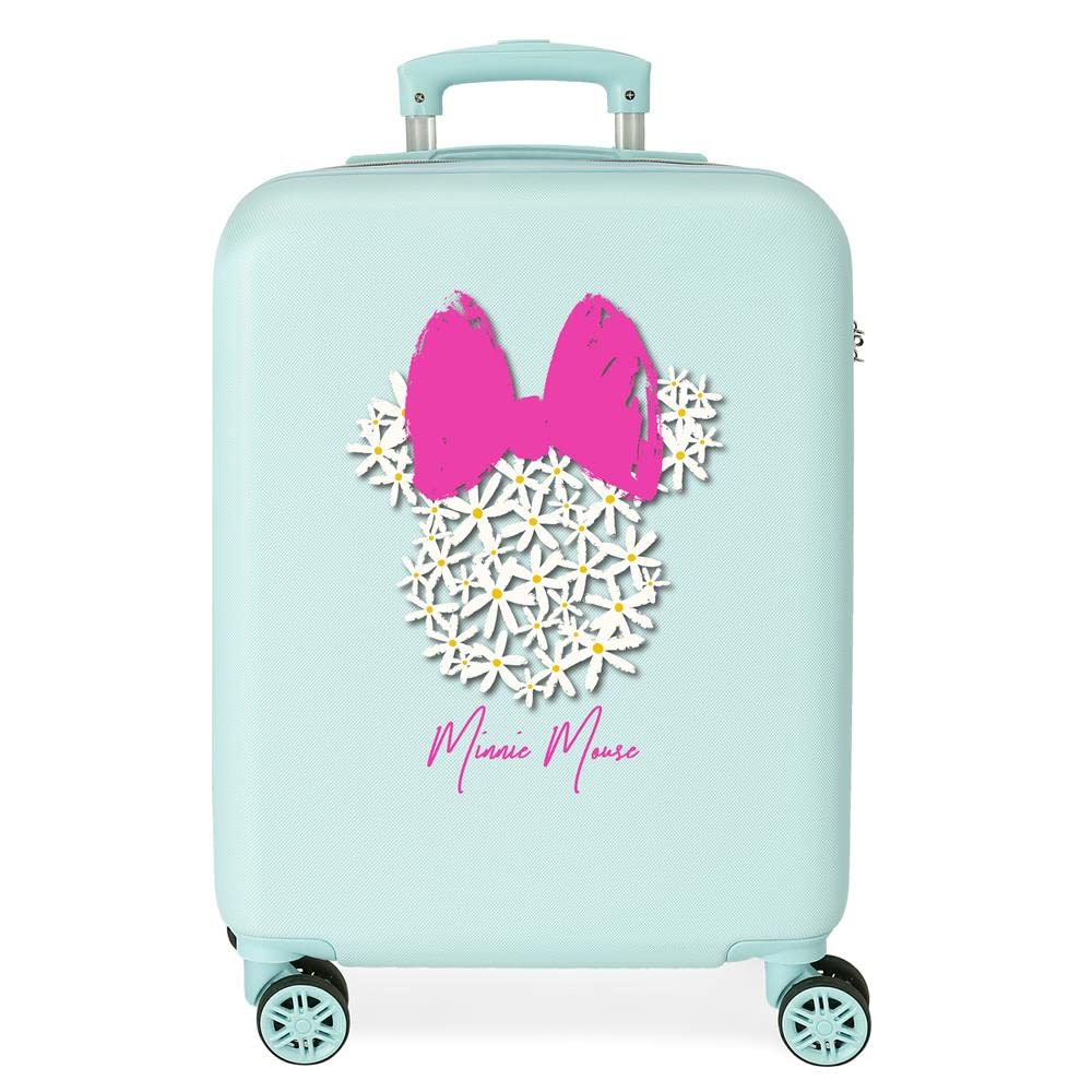 Disney Minnie Teen Kabinentrolley, blau, 38 x 55 x 20 cm, starr, ABS-Kombinationsverschluss, 35 l, 2