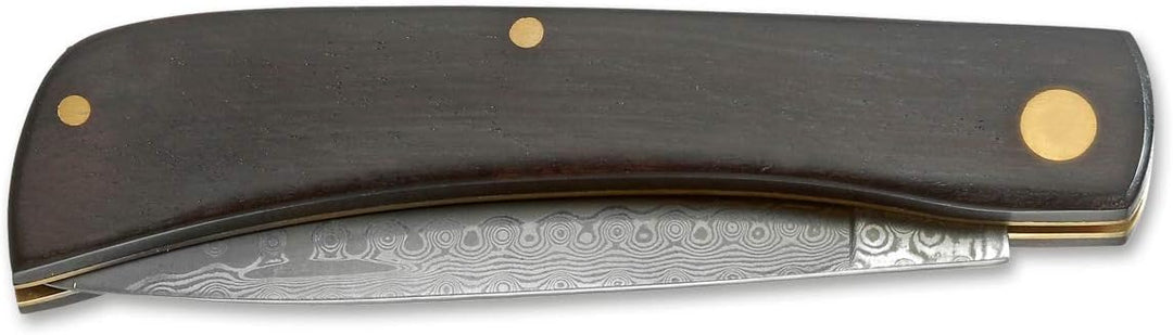 Magnum Unisex – Erwachsene Ebony Rangebuster Damast Taschenmesser, Braun, 16,6 cm