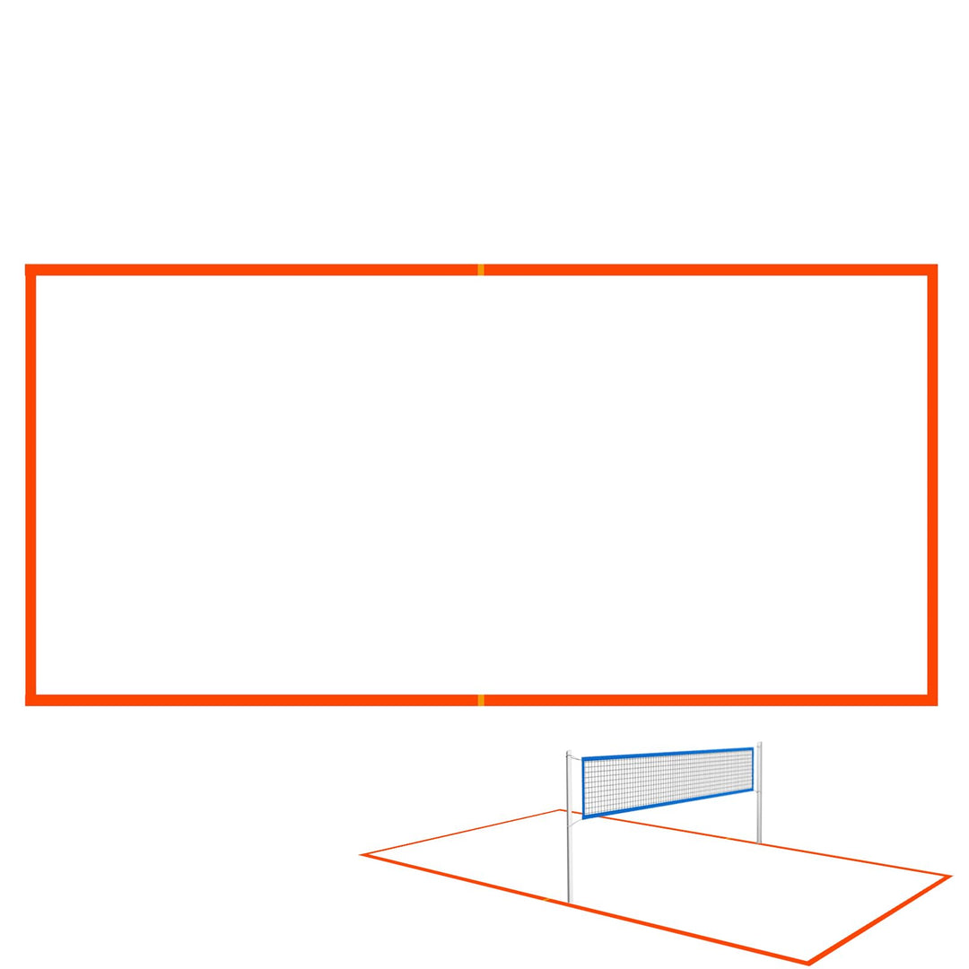 Volleyball-Linien für Strand – Linien für Rasenflächen | Wiederverwendbares Material für den Aussenb