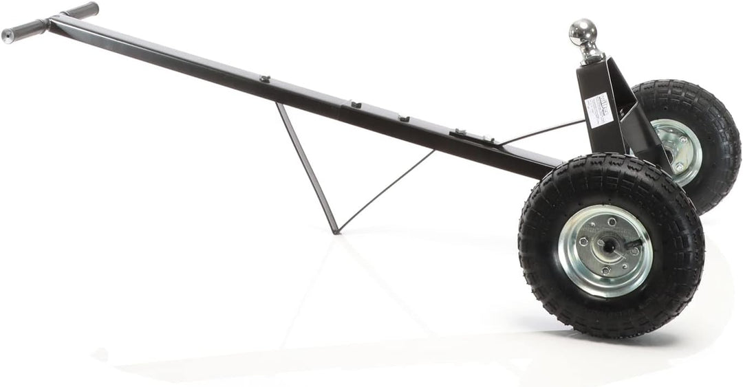 Wiltec Anhänger Rangierhilfe für Wohnwagen bis 270 kg, 110 x 72 x 30 cm, Rangierwagen mit Handgriff