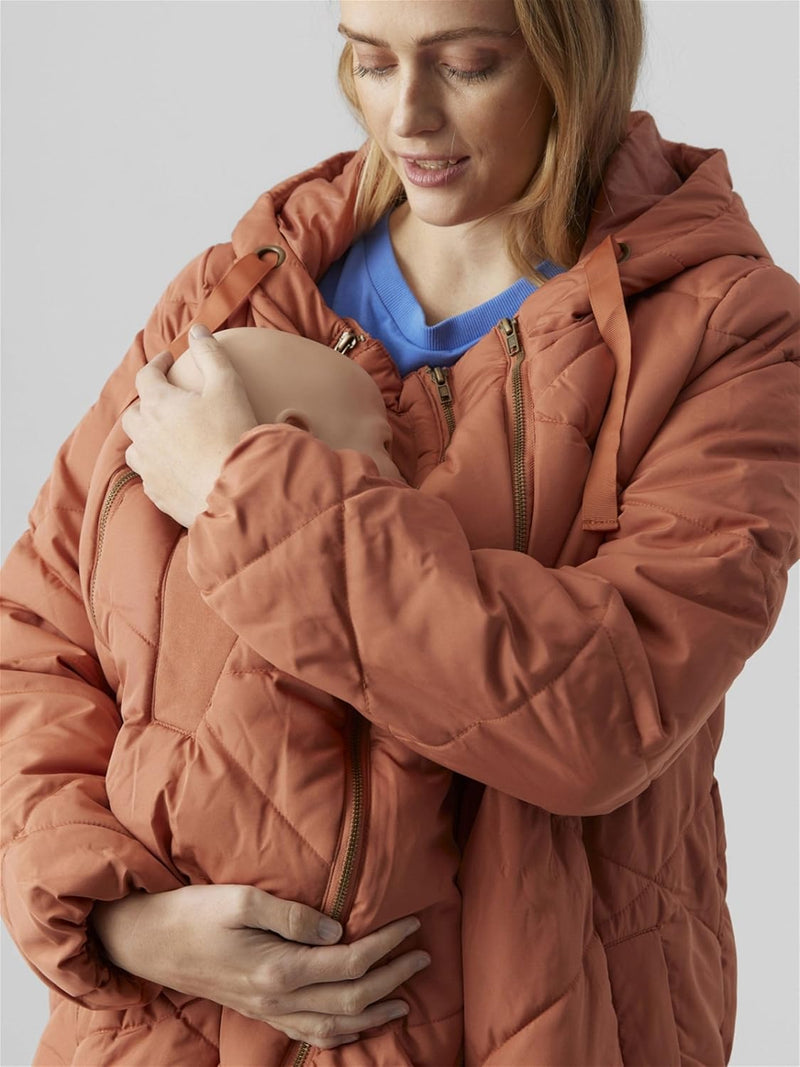 PIECES Damen Mlcharlot Bw 3in1 Padded Coat A. L Aragon, L Aragon
