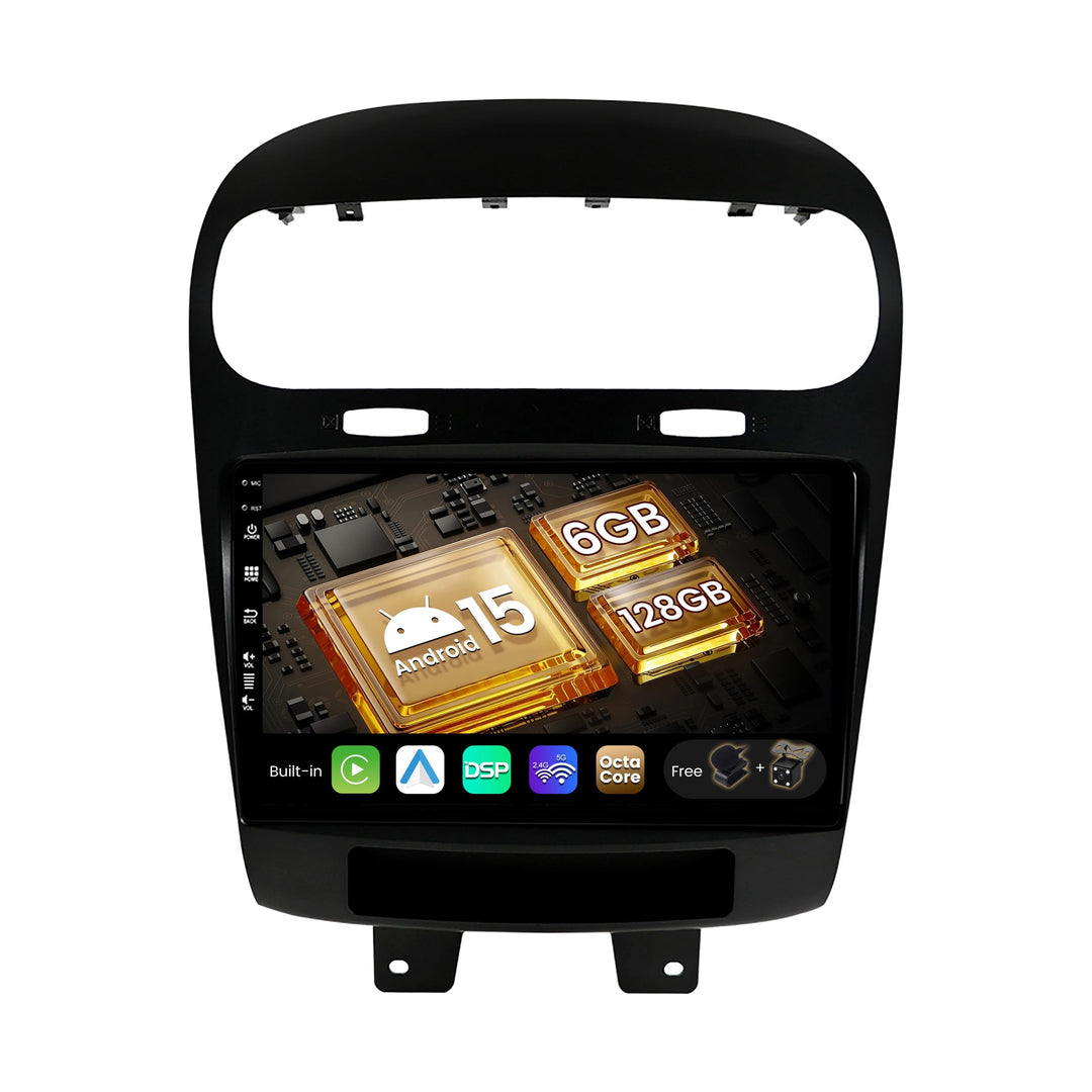 SXAUTO - 6G+128G - Android 12 IPS Autoradio für FIAT Freemont Dodge Journey Leap (2012-2020) - Einge