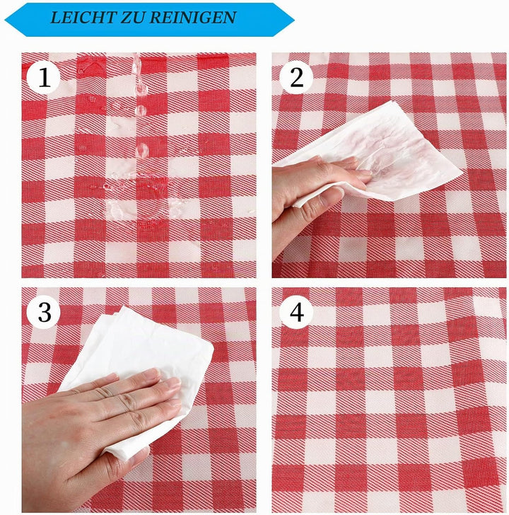 Picnic blanket Waterproof beach blanket 200 x 300 cm Washable Lightweight with handle Red check Suit