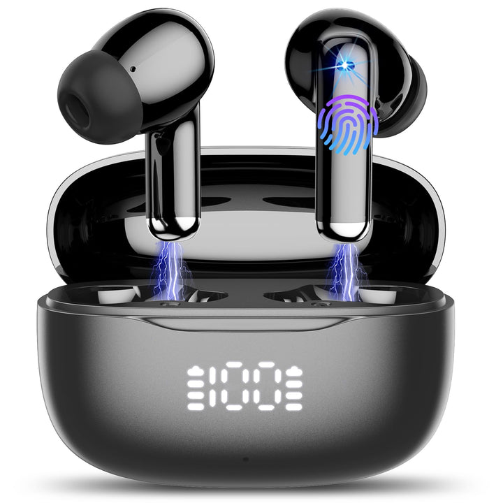 Bluetooth Kopfhörer, In Ear Kopfhörer Kabellos Bluetooth 5.4, Tiefer Bass | 4 ENC Noise Cancelling M