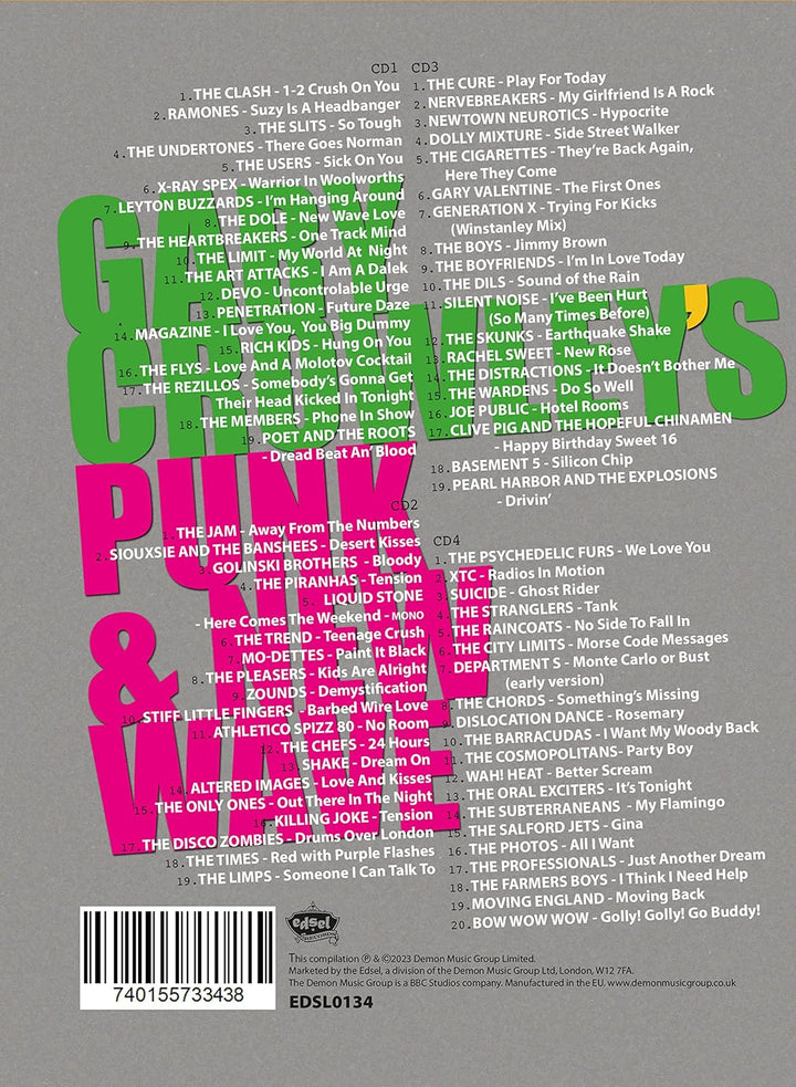 Gary Crowley's Punk & New Wave 2 / Various set, Audio-CD