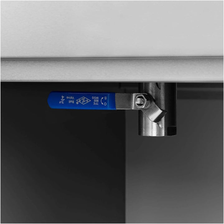 Royal Catering RCPKF 13DSH Elektro-Fritteuse mit Unterschrank 13 L 5.000 W Ablasshahn Kaltzone Fritt