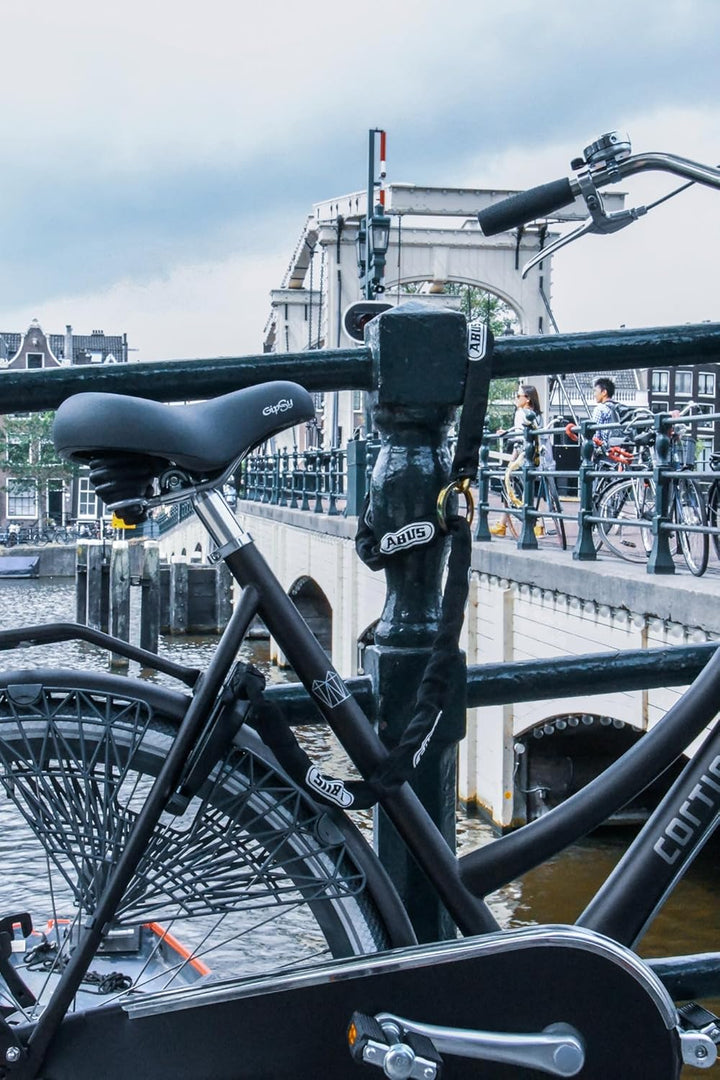 ABUS Rahmenschloss-Einsteckkette - Adaptor Chain 6KS - Fahrradschloss mit 85 cm Länge - 6 mm Starkes
