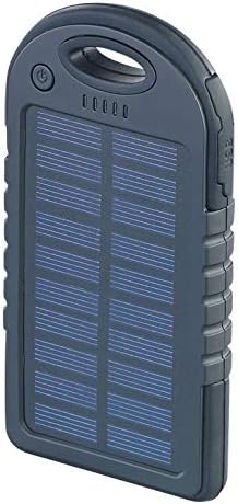 revolt Solarbank für Handy: Solar-Powerbank mit 4.000 mAh &amp; Taschenlampe, 2X USB, bis 2 A, 10 Watt (