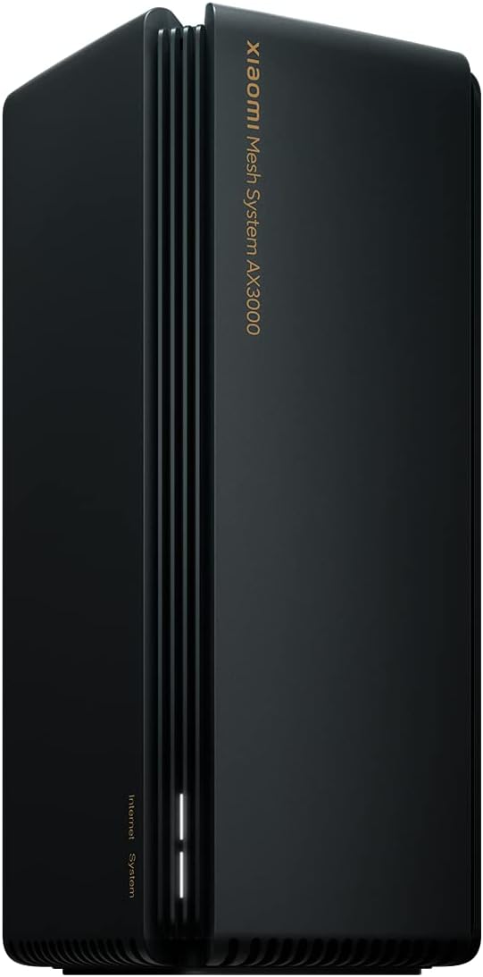 Xiaomi AX3000 (1-Pack) Dual-Band (2.4 GHz/5 GHz) Wi-Fi 6 (802.11ax) Schwarz 3 Innenräume, 35825