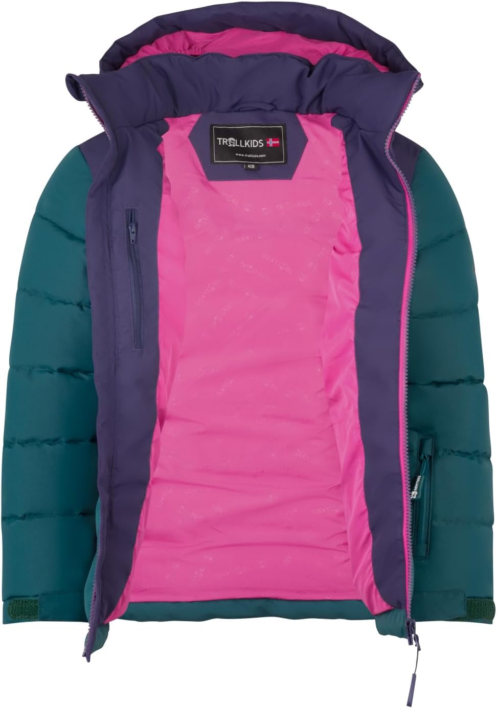 Trollkids Girls Gryllefjord Jacket Midnight Petrol 92, Midnight Petrol 92