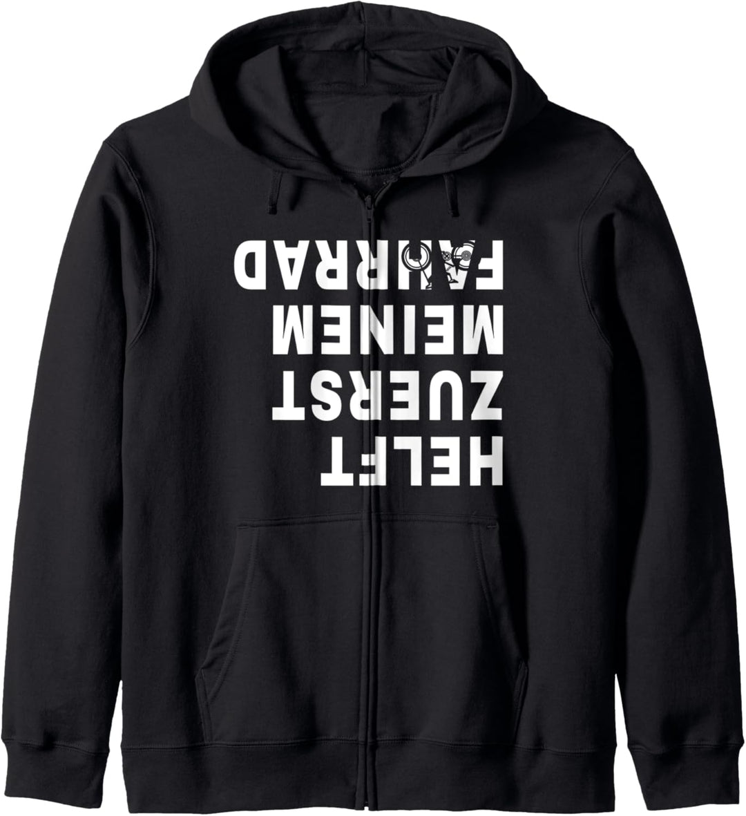 Helft zuerst meinem Fahrrad - Lustiger Biker Radsport Spruch Kapuzenjacke