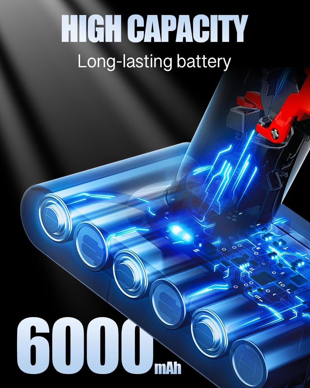 6000mAh Akku kompatibel mit Dyson V8 Absolute, V8 Animal, V8 Animal Exclusive, V8 Fluffy, SV10 V8 -