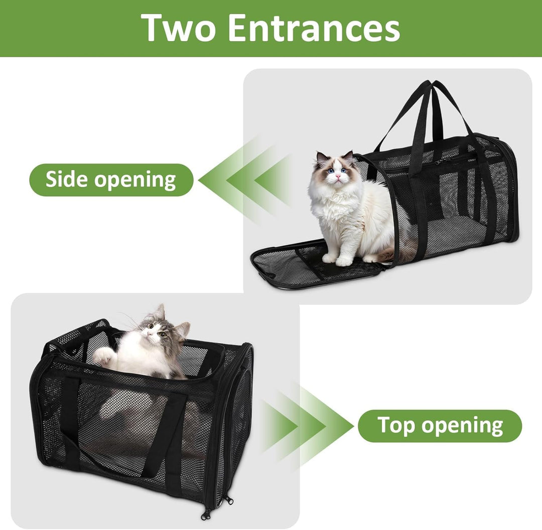 Transporttasche für Katze Hund,Katzentasche Transporttasche,Katzentransportbox,Faltbar Tragetasche K