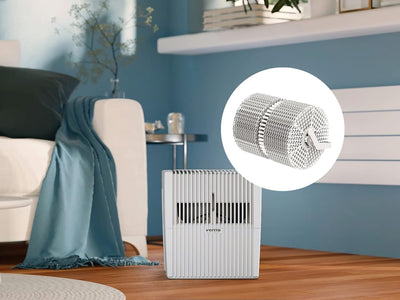 Venta Luftbefeuchter AH530, sehr leise 24 dB(A), energieeffizient 3 Watt, hygienische Kaltverdunstun