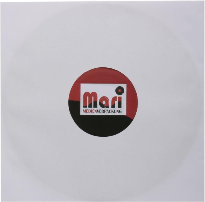 300 St. LP Schallplatten Innenhüllen ungefüttert 90 gramm reinweisses Papier Vinyl LP Maxi Single