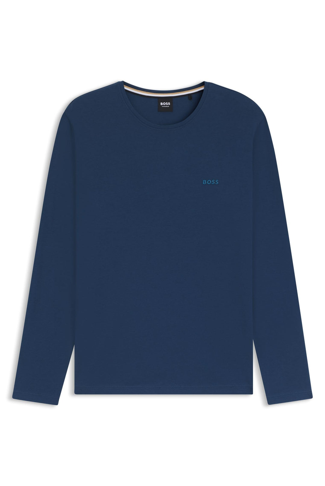 BOSS Herren Mix&Match Ls-Shirt R 10259900 Loungew_Longsleeve S Open Blue, S Open Blue