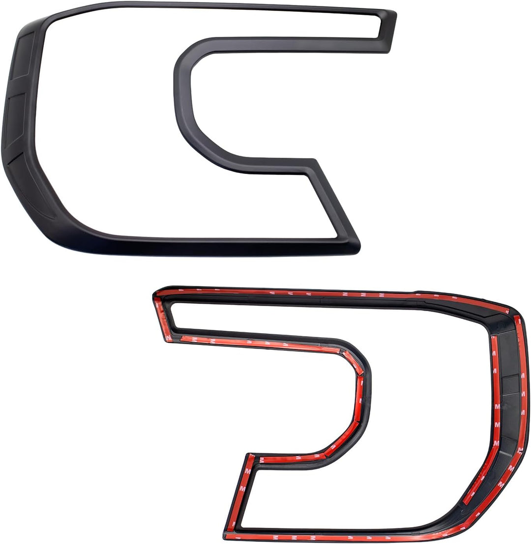 JHCHAN Scheinwerferabdeckungen für Ford Ranger 2023-2024 T9 Wildtrak Raptor Wildtrak X Limited Plati