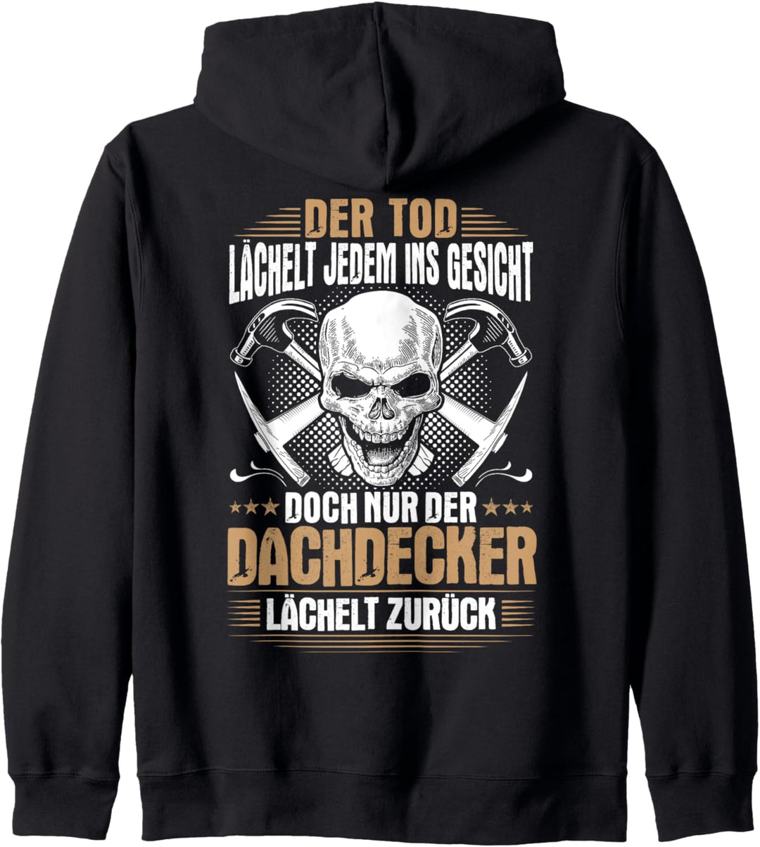 Lächeln Dachdecker Kapuzenjacke