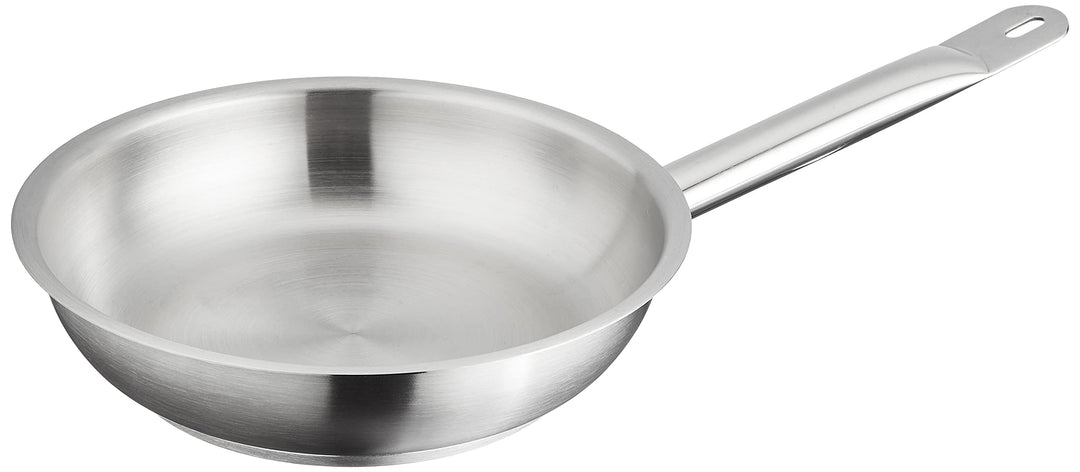 Pentole Agnelli Edelstahl 18/10 Bratpfanne mit Rohrstiel 20 cm Stahl, 20 cm