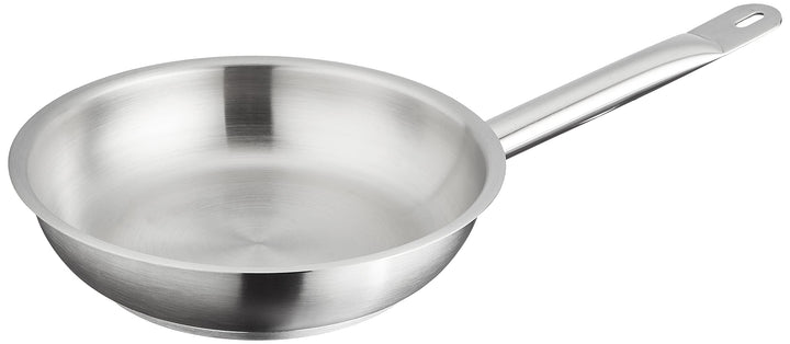 Pentole Agnelli Edelstahl 18/10 Bratpfanne mit Rohrstiel 20 cm Stahl, 20 cm