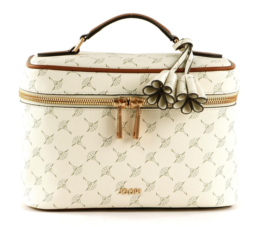 JOOP! Cortina 1.0 Flora Washbag M Cream-White, Cream-white