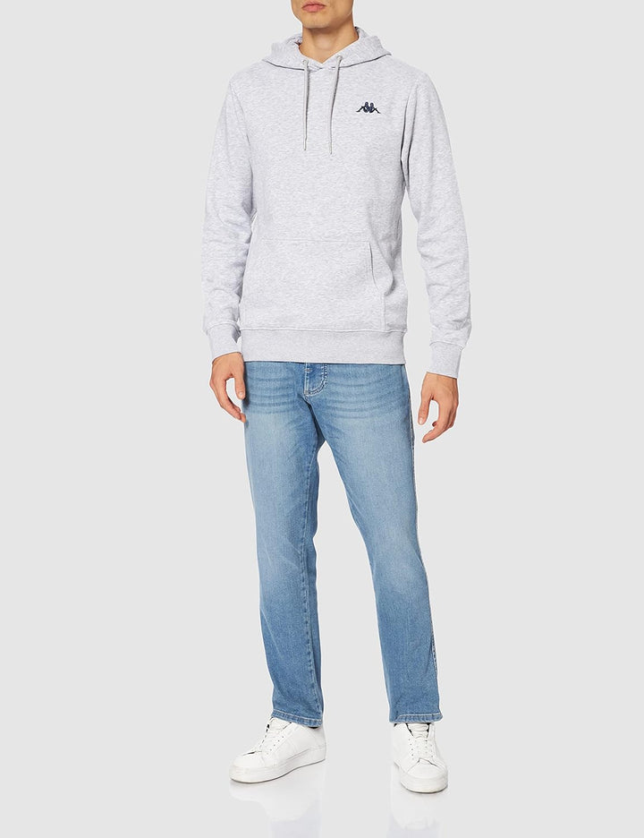 Kappa Herren Sweatshirt M Grau, M Grau