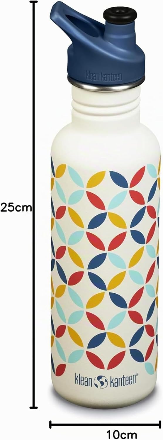 Klean Kanteen Classic Trinkflasche Retro-Punkt 800 ml 800 ml Retro-punkt, 800 ml Retro-punkt
