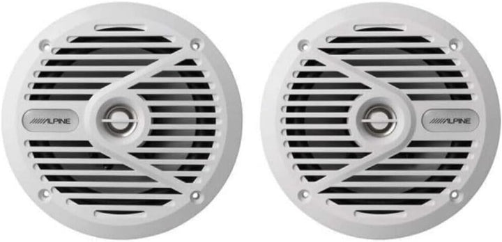 KIT SET FÜR ALPINE SPS-M601W 2 weiss 2-Wege Koaxial Marine Lautsprecher 16,5 cm 165 mm 6.5" wasserdi