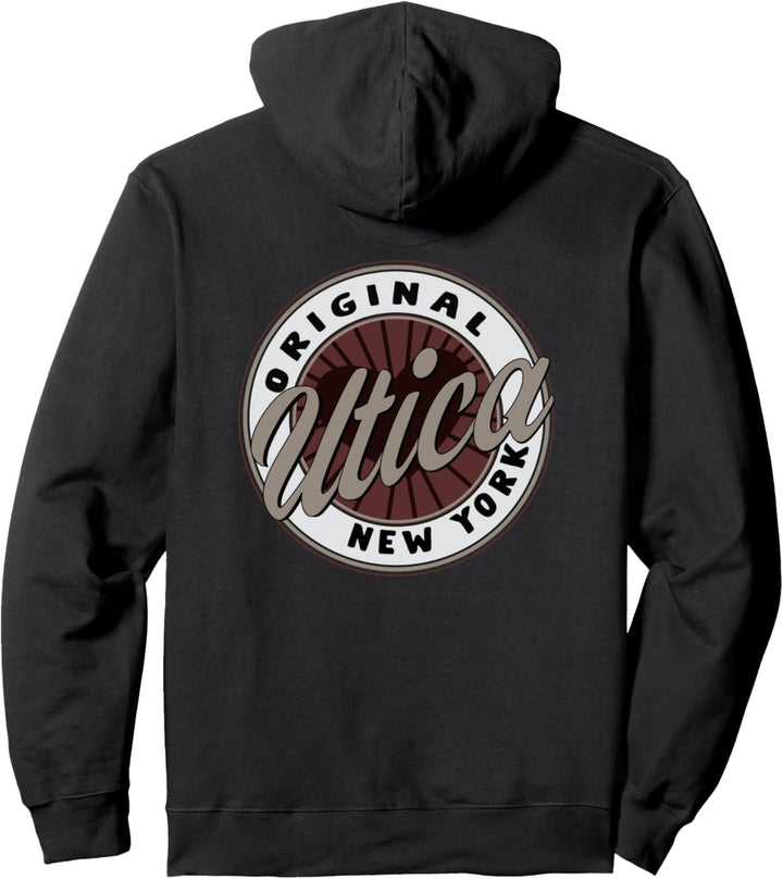 Utica Reise-Souvenir nach New York Pullover Hoodie