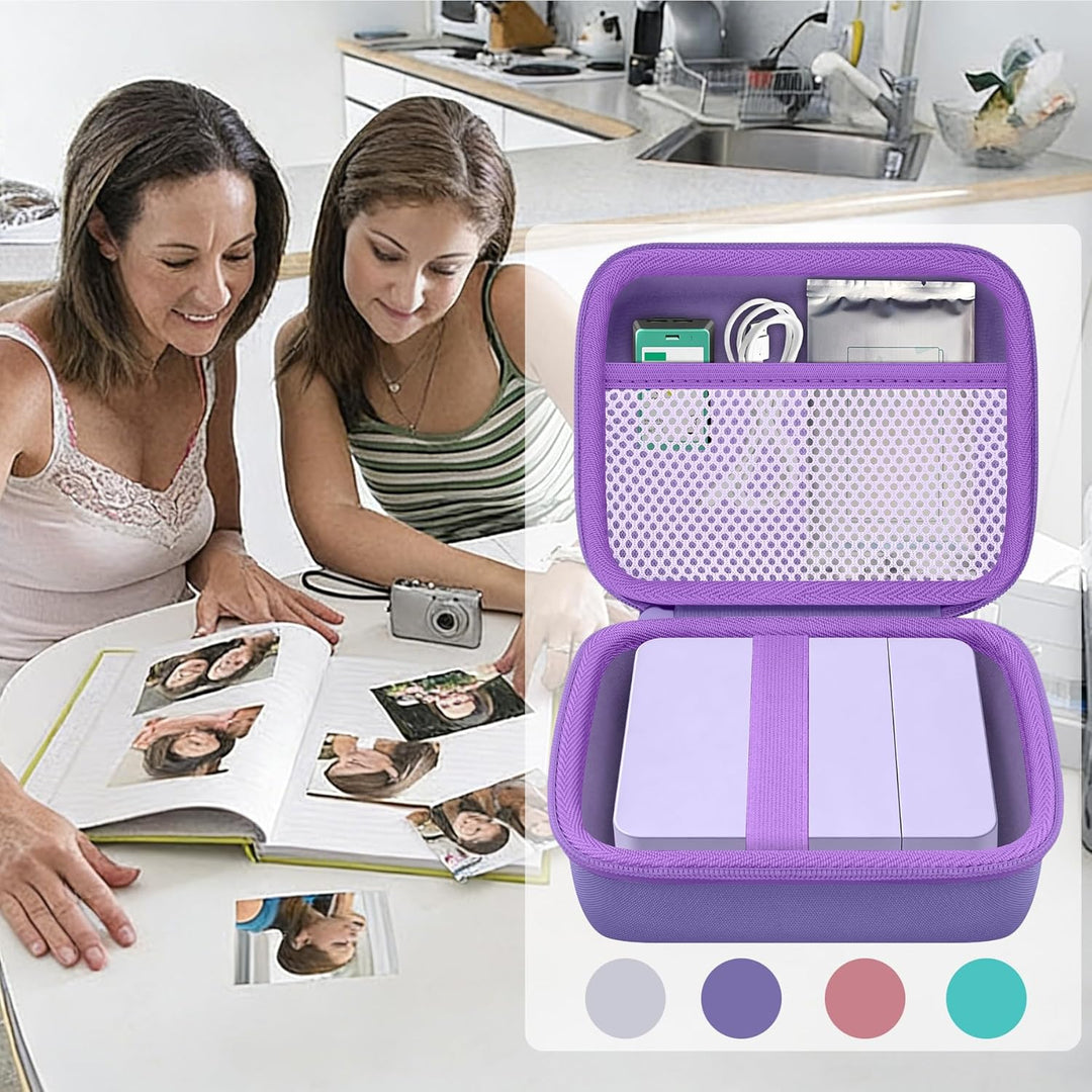 Khanka Hülle für Nelko Fotodrucker PP01 Farbe Tragbarer Mini Fotodrucker, Tragetasche mit Netzfach f