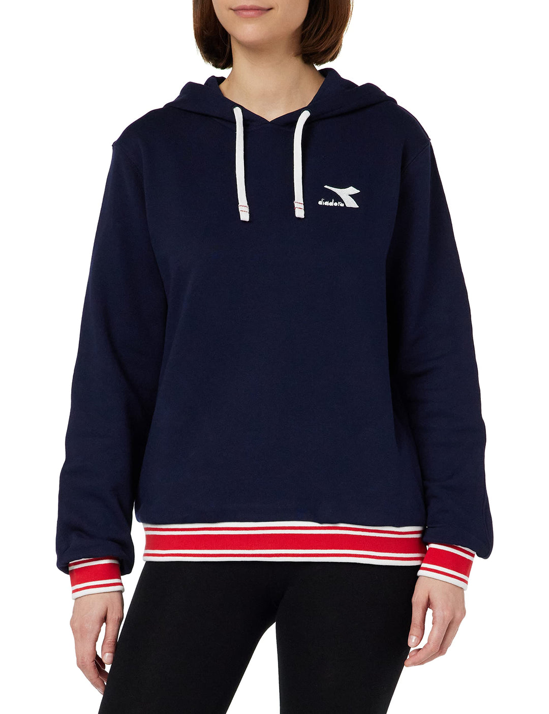 Diadora Damen L.Hoodie TWEENER XL Classic Navy, XL Classic Navy