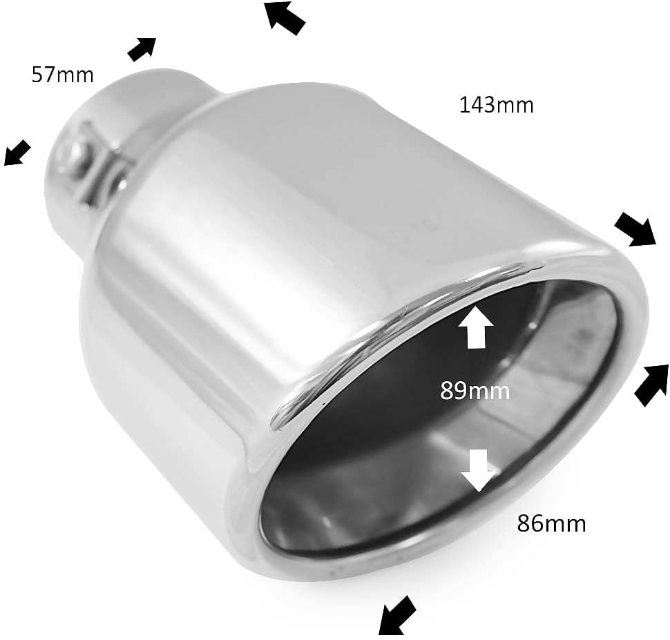 Auspuffblende Endrohr Endstuck Auspuff Blende Schalldampf Sportauspuff Universell Schalldampf Sport