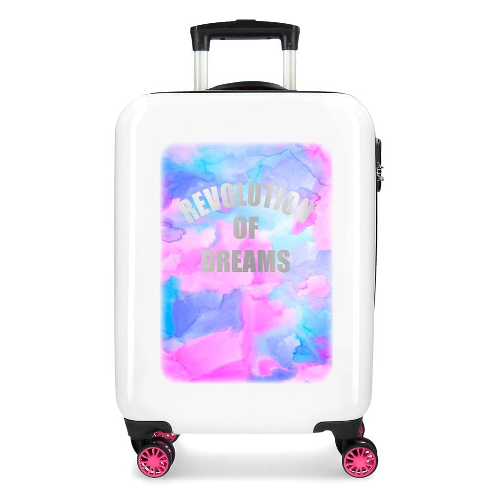 Enso Revolution Dreams Kabinenkoffer Mehrfarbig 37x55x20 cms Hartschalen ABS Kombinationsschloss 34L