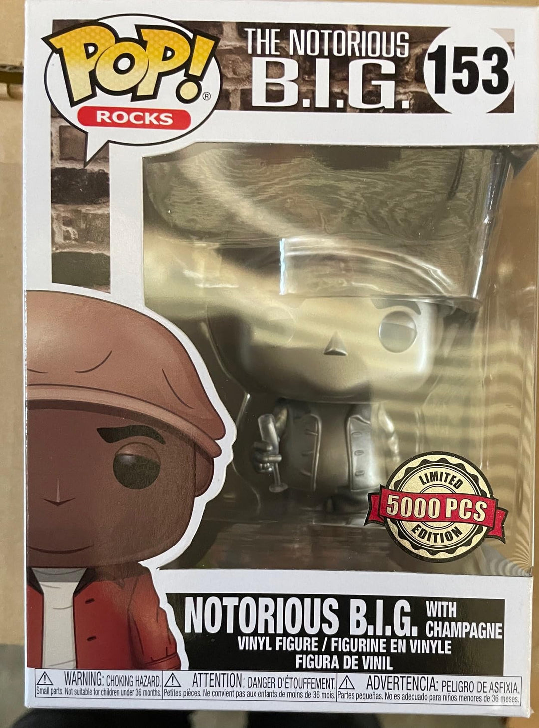 Funko Pop! Rocks: Biggie C Champagne - Biggie C Champagne - 1/6 Quote Für Seltene Chase-Varianteampa