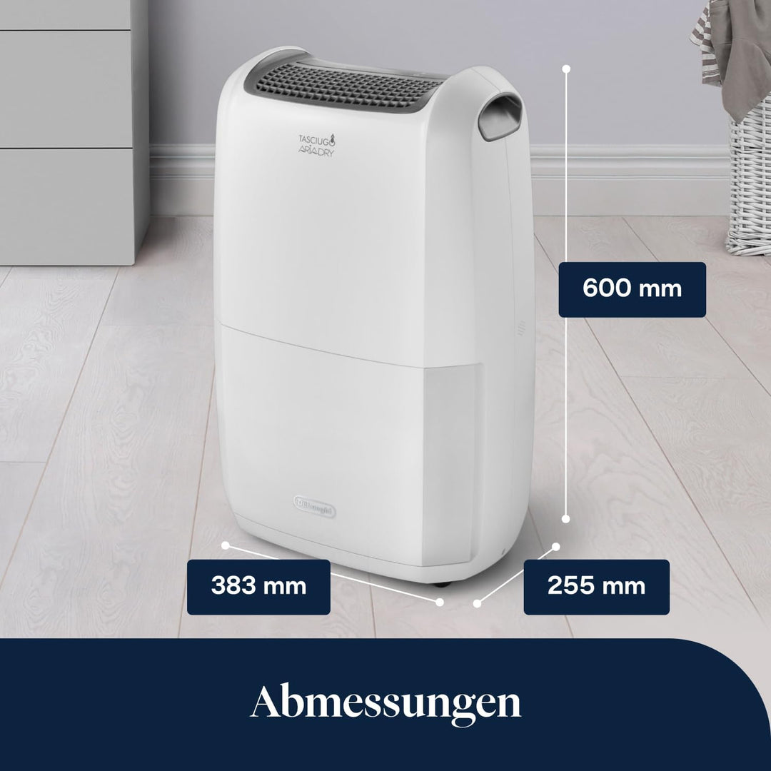 De'Longhi Luftentfeuchter Tasciugo Ariadry Multi DDSX220 – elektrischer Raumentfeuchter und Luftrein