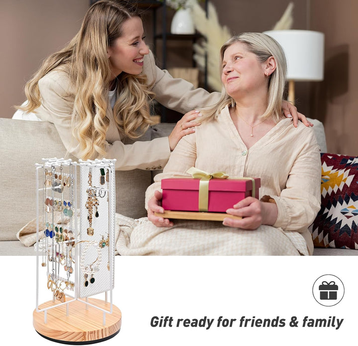 ProCase Schmuckständer Drehbarer Schmuckhalter Schmuckbaum Schmuckstander Jewelry Stand für Ohrring
