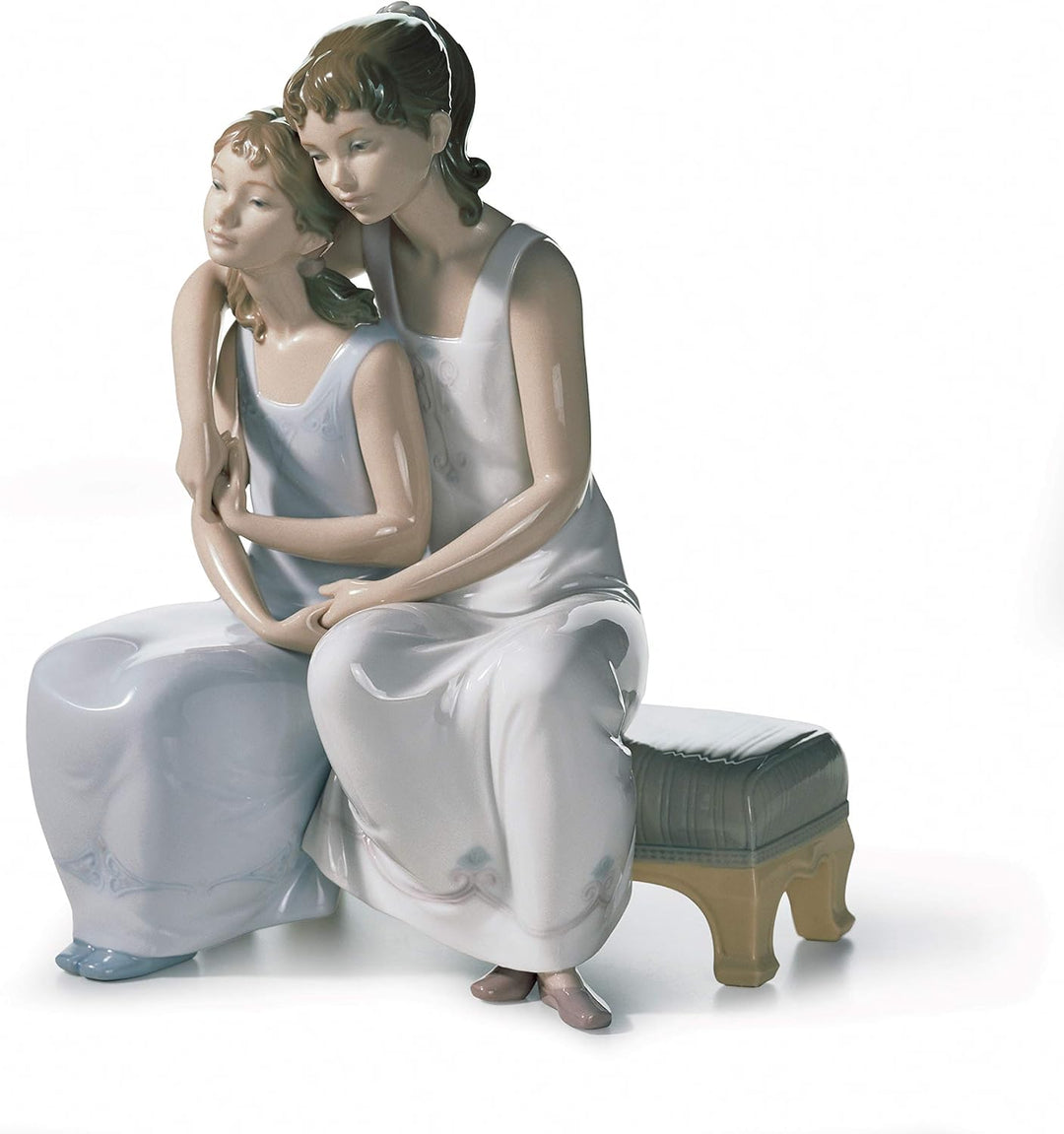 LLADRÓ Figur Meine Schwester, Meine Freundin. Schwestern. Porzellan.