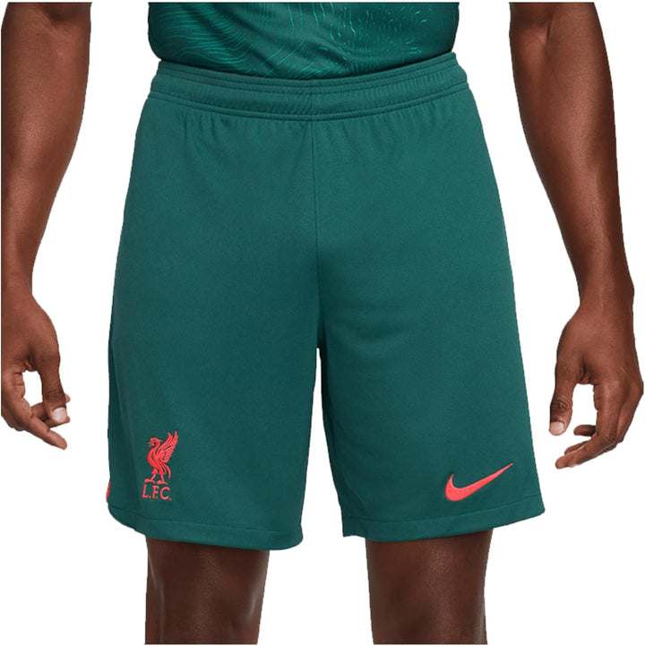 Nike Herren Shorts Saison 2022/23 Offizielle Drittes Trikot Kit, Dk Atomic Teal/Siren Red