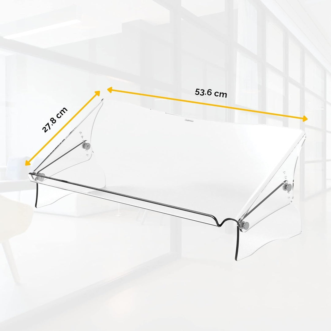 Fellowes Konzepthalter Clarity, höhenverstellbarer Vorlagenhalter für A4 und A3 Dokumente, ergonomis