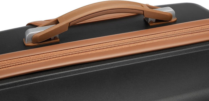 British Traveller Reisekofferset 100% PP Koffer Trolleys Set TSA-Schloss Schwarz XL Schwarz SET, Sch