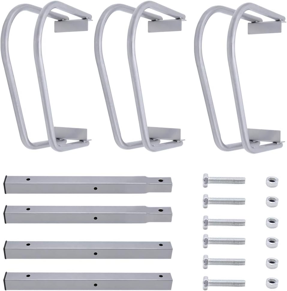 Eulenke Fahrradständer Metall Verzinkt Stahl - fahrradhalter 35-55mm Reifenbreite und 32cm Radabstan
