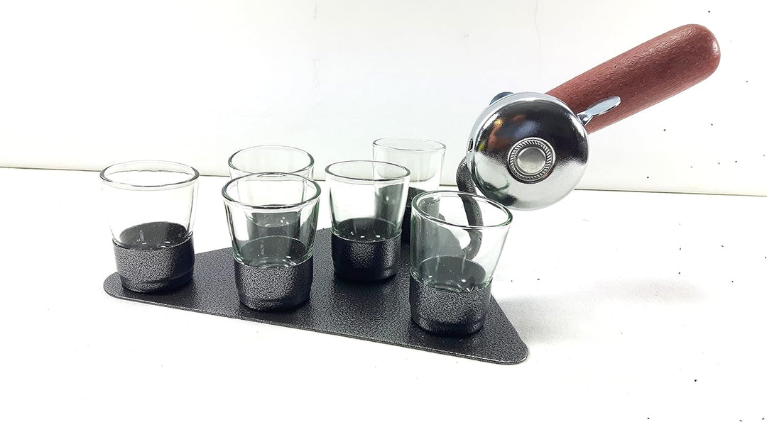 Schnapsgläser Kelle Schnapskelle + Gläser Stammtisch