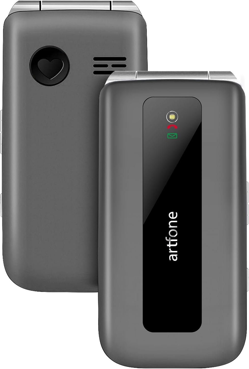 artfone 4G Mobile Pour Seniors sans abonnement, téléphone Portable à clapet Avec Touche d'appel d'ur