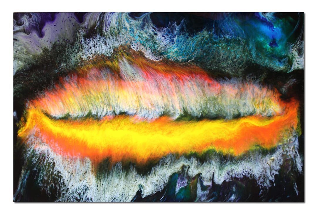 Gemälde Abstrakte Malerei Original - moderne hochglanz Wandbilder XXL - Resin Art Kunst Bild Harz Un